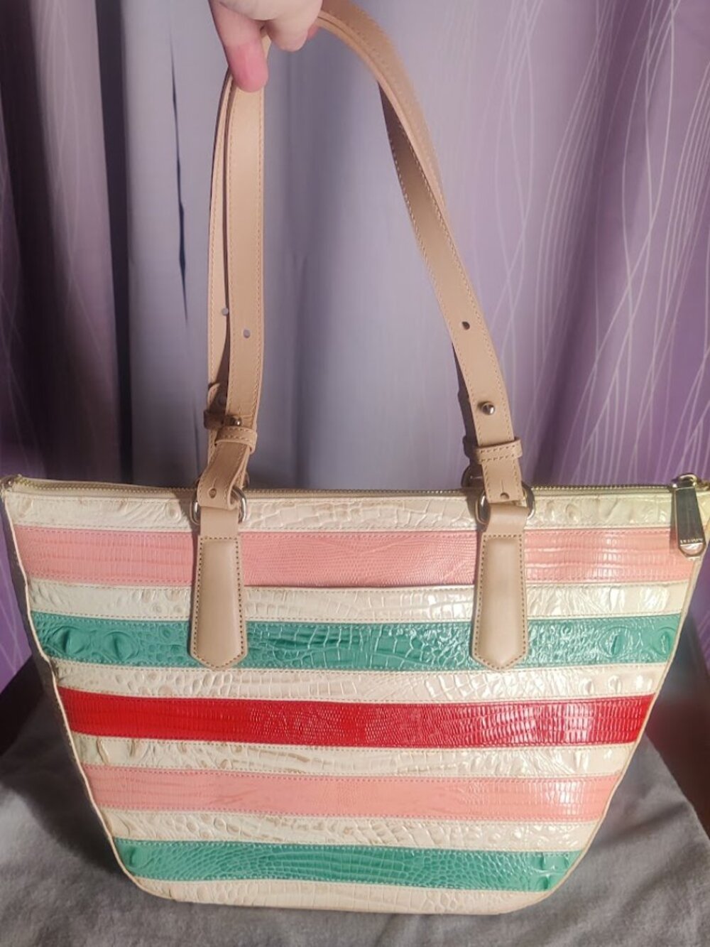 Brahmin Willa Carryall Sunglow Cayo Coco (Large) - Picture 3 of 9
